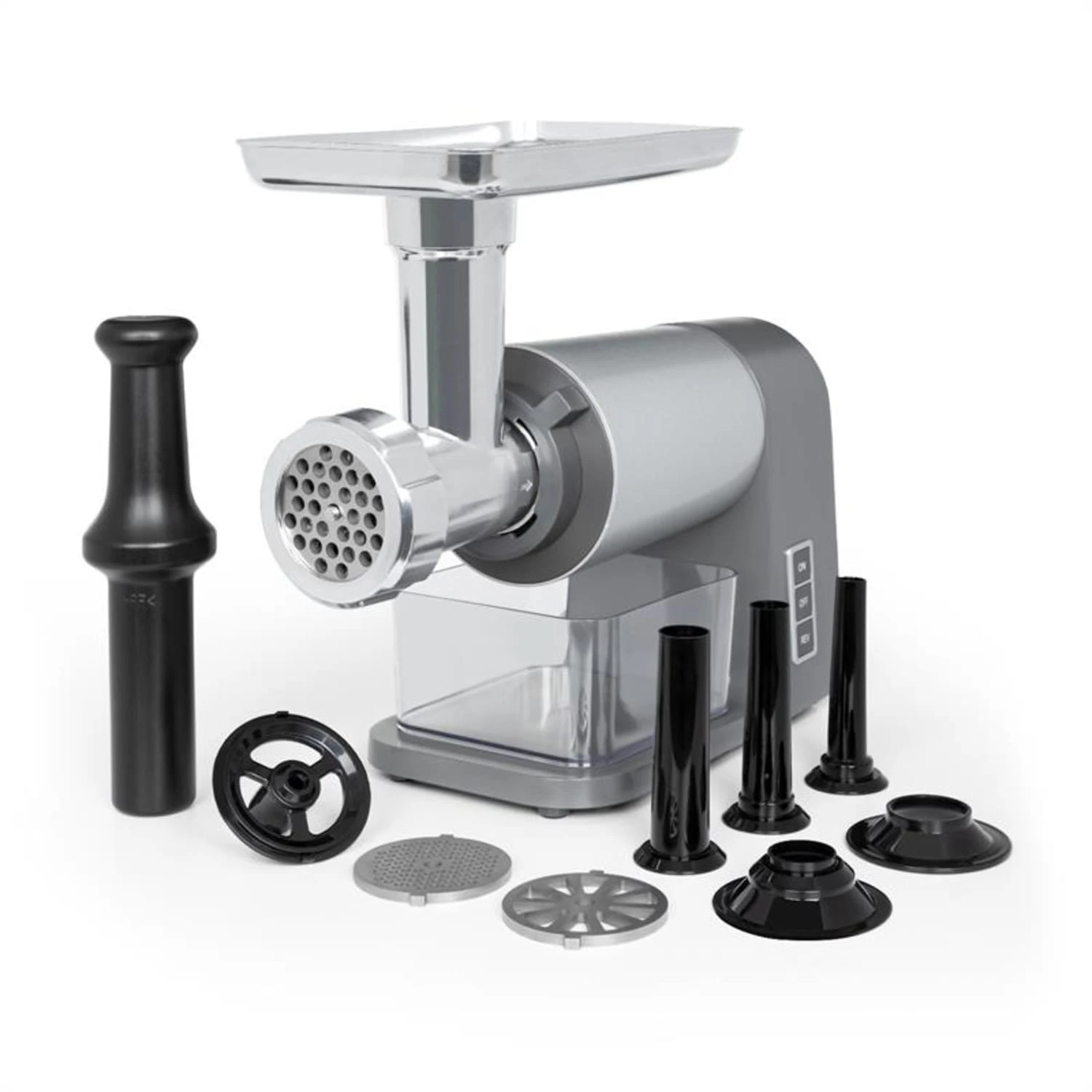 Mett Max Elektrischer Fleischwolf 600W Kupfermotor Aluminium 2 Mett Max Elektrischer Fleischwolf 600W Kupfermotor Aluminium