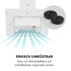 Sofia 60 Dunstabzugshaube Kopffrei 300 M³/h Touch-Control Glasfront -Küchenmaschinen Verkäufe 10034259 de 0006 logo