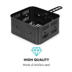 AeroVital Cube Chef Heißluftfritteuse Frittierkorb Zubehör Edelstahl -Küchenmaschinen Verkäufe 10034407 yy 0004 logo Klarstein AeroVital Cube Chef Frittierkorb