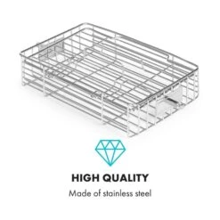 AeroVital Cube Chef Heißluftfritteuse Steak-Käfig Zubehör Edelstahl -Küchenmaschinen Verkäufe 10034408 yy 0004 logo Klarstein AeroVital Cube Chef Steak Kaefig