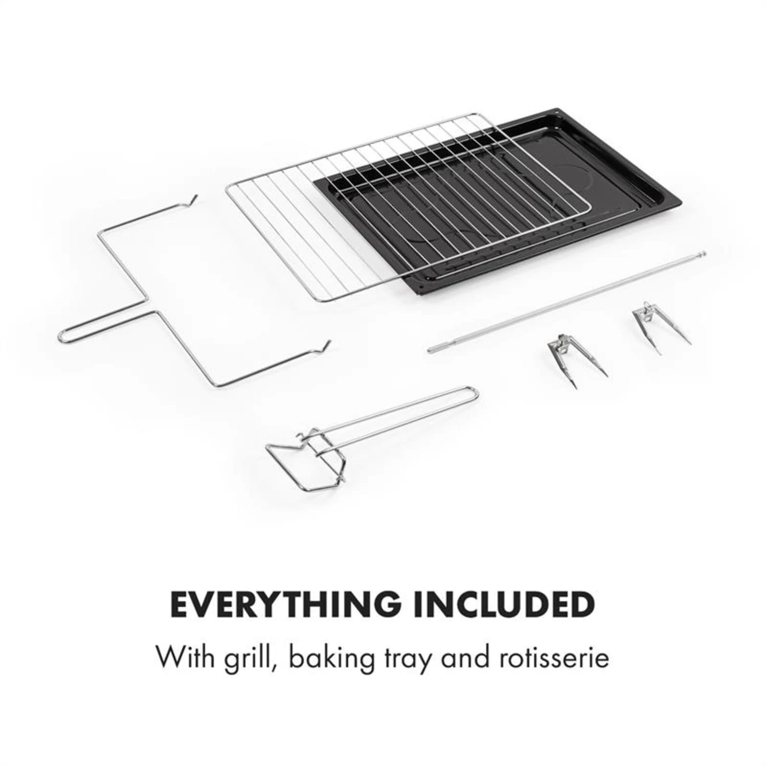 Masterchef 45 Mini-Backofen 45l 2000W 100-230 °C Timer Schwarz 9 Masterchef 45 Mini-Backofen 45l 2000W 100-230 °C Timer Schwarz – Bild 7