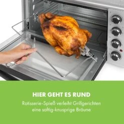 Masterchef 45 Mini-Backofen 45l 2000W 100-230 °C Timer Silber -Küchenmaschinen Verkäufe 10034497 de 0006 logo