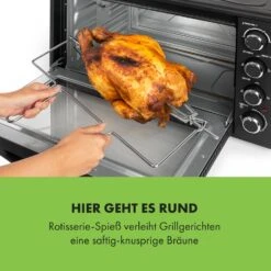 Masterchef 60 Mini-Backofen 60l 2000W 100-230 °C Timer Schwarz -Küchenmaschinen Verkäufe 10034498 de 0006 logo