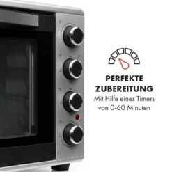 Masterchef 60 Mini-Backofen 60l 2000W 100-230 °C Timer Silber -Küchenmaschinen Verkäufe 10034499 de 0005 logo