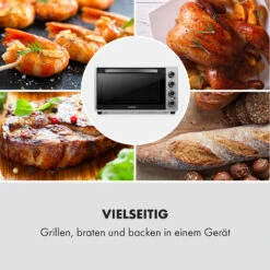 Masterchef 60 Mini-Backofen 60l 2000W 100-230 °C Timer Silber -Küchenmaschinen Verkäufe 10034499 de 0007 logo