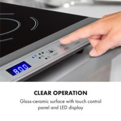 Cucinata Induktionskochfeld 3100W 10 Leistungsstufen 200-1300W -Küchenmaschinen Verkäufe 10034503 yy 0005 logo Klarstein Cucinata Induktionskochfeld 3100 W