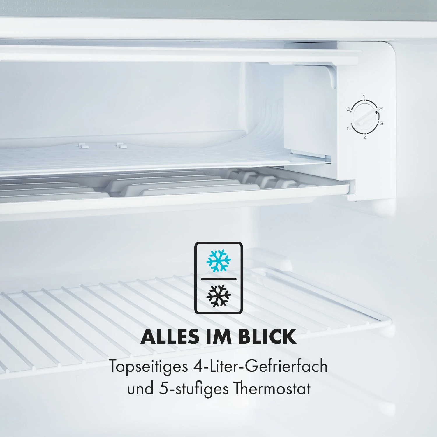 Delaware Kühlschrank 75 Liter 4-Liter-Gefrierfach Kompression 9 Delaware Kühlschrank 75 Liter 4-Liter-Gefrierfach Kompression – Bild 7