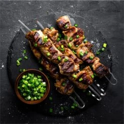 AeroVital Fry Kebab-Set | Zubehör | Edelstahl | 8 Spieße | Silber 7 AeroVital Fry Kebab-Set | Zubehör | Edelstahl | 8 Spieße | Silber -Küchenmaschinen Verkäufe 10034577 yy 0003 ambient Klarstein AeroVital Fry Kebab Set