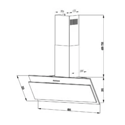 Alessia Dunstabzugshaube Kopffreihaube 350 M³/h Push Control Schwarz 20 Alessia Dunstabzugshaube Kopffreihaube 350 M³/h Push Control Schwarz -Küchenmaschinen Verkäufe 10034717 yy 0009 logo Klarstein Alessia Dunstabzugshaube 90cm schwarz