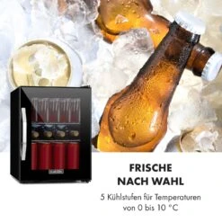 Beersafe M Onyx Kühlschrank 33 Liter 2 Böden Panoramaglastür -Küchenmaschinen Verkäufe 10034847 de 0005 logo