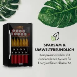 Beersafe XXL Onyx Kühlschrank 80 Liter 3 Böden Panoramaglastür -Küchenmaschinen Verkäufe 10034848 de 0003 logo