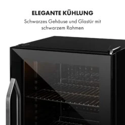 Beersafe XXL Onyx Kühlschrank 80 Liter 3 Böden Panoramaglastür -Küchenmaschinen Verkäufe 10034848 de 0007 logo