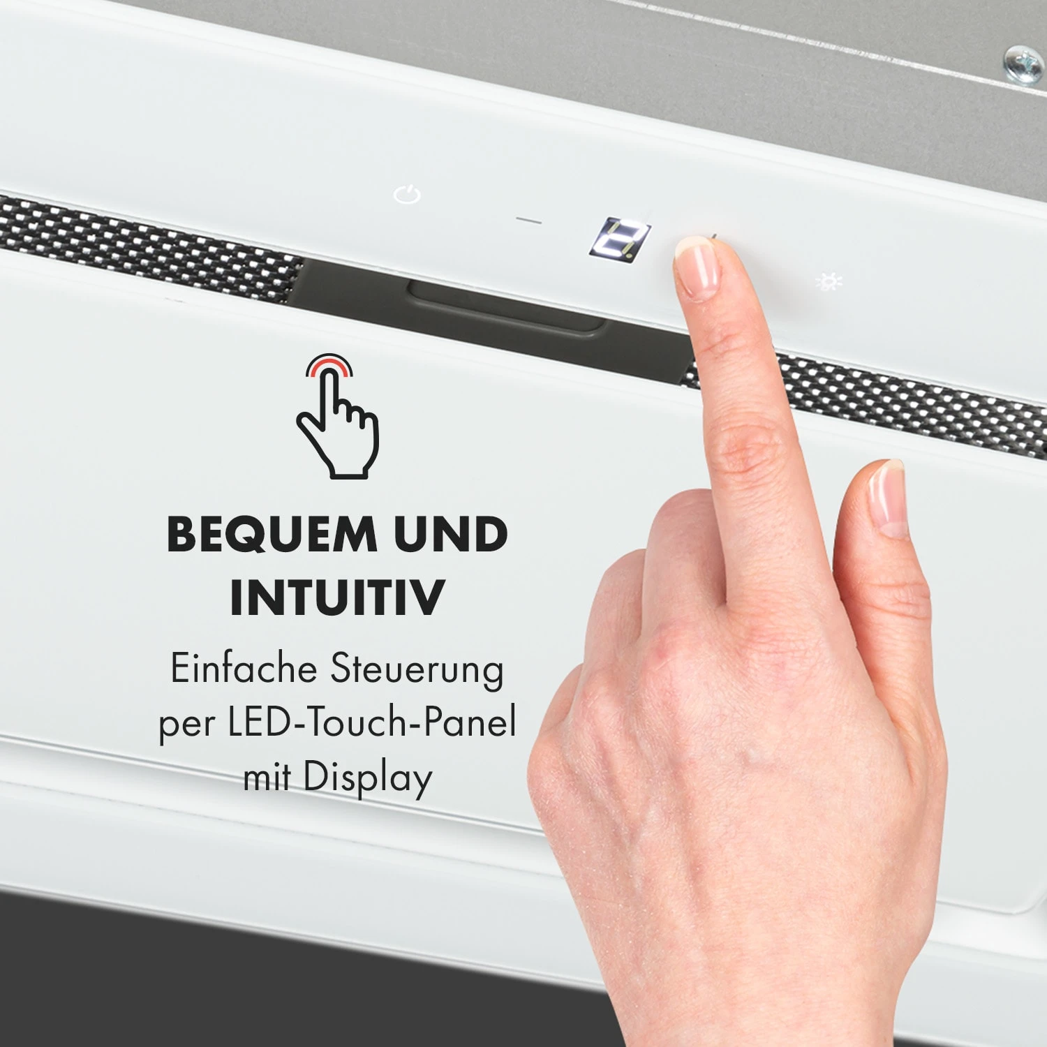 Hektor Eco Dunstabzugshaube Lüfterbaustein 52 Cm 566 M³/h Touch Glas 6 Hektor Eco Dunstabzugshaube Lüfterbaustein 52 Cm 566 M³/h Touch Glas – Bild 4