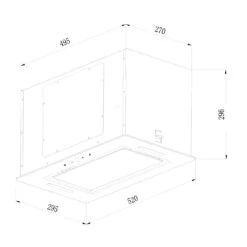 Hektor Eco Dunstabzugshaube Lüfterbaustein 52 Cm 566 M³/h Touch Glas 16 Hektor Eco Dunstabzugshaube Lüfterbaustein 52 Cm 566 M³/h Touch Glas -Küchenmaschinen Verkäufe 10034865 yy 0007 logo Klarstein Hektor Eco Luefterbaustein weiss