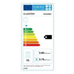 Elizabeth Einbaubackofen Retro 2200 Watt 70l Messingoptik Display -Küchenmaschinen Verkäufe 10034880 energy label