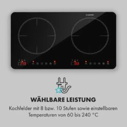 Cookio Kochfeld Induktion Freistehend 3500 W Bis 240 °C Glaskeramik 14 Cookio Kochfeld Induktion Freistehend 3500 W Bis 240 °C Glaskeramik -Küchenmaschinen Verkäufe 10034949 de 0004 logo