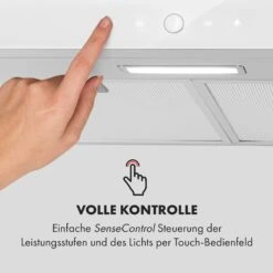 Contempo Neo Unterbau-Dunstabzugshaube 60cm 175m³/h LED Edelstahl Acryl Weiß -Küchenmaschinen Verkäufe 10034961 de 0008 logo