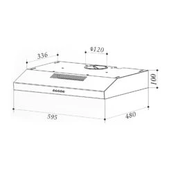 Contempo Neo Unterbau-Dunstabzugshaube 60cm 175m³/h LED Edelstahl Acryl Weiß -Küchenmaschinen Verkäufe 10034961 yy 0009 logo Klarstein Contempo Neo Unterbau Haube weiss