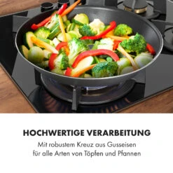 Goldflame 4 Gaskochfeld 4-flammig Messing-Brenner Glaskeramik Schwarz -Küchenmaschinen Verkäufe 10034972 de 0007 logo