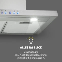 Limelight Dunstabzugshaube 60cm Wandhaube 600m³/h Edelstahl -Küchenmaschinen Verkäufe 10034976 de 0007 logo