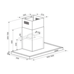 Limelight Dunstabzugshaube 60cm Wandhaube 600m³/h Schwarz 20 Limelight Dunstabzugshaube 60cm Wandhaube 600m³/h Schwarz -Küchenmaschinen Verkäufe 10034977 yy 0010 logo Klarstein Limelight Dunstabzugshaube 60cm schwarz