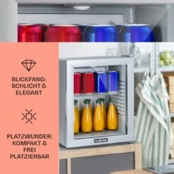 Brooklyn 24 Mini-Kühlschrank Glastür LED Ablage 11 Brooklyn 24 Mini-Kühlschrank Glastür LED Ablage -Küchenmaschinen Verkäufe 10035224 DE 0003 usp