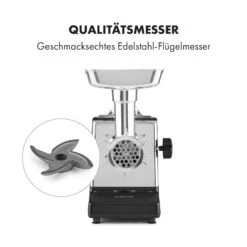 Kraftprotz Elektrischer Fleischwolf 700 W Kupfermotor Hack Wurst Kebbe Edelstahl -Küchenmaschinen Verkäufe 10035233 de 0004 logo