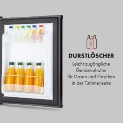 Klarstein Happy Hour Minibar 40L 5-15°C 23 DB LED-Licht -Küchenmaschinen Verkäufe 10035247 de 0005 logo