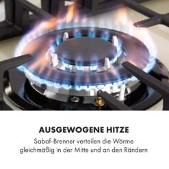 Victoria 4 Zonen Gaskochfeld 4-flammig Sabaf-Brenner Glaskeramik -Küchenmaschinen Verkäufe 10035270 de 0003 logo