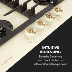 Victoria 4 Zonen Gaskochfeld 4-flammig Sabaf-Brenner Glaskeramik -Küchenmaschinen Verkäufe 10035270 de 0004 logo