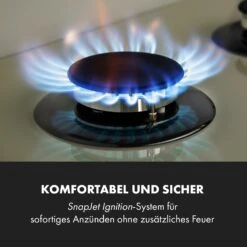 Victoria 4 Zonen Gaskochfeld 4-flammig Sabaf-Brenner Glaskeramik -Küchenmaschinen Verkäufe 10035270 de 0005 logo