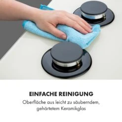 Victoria 4 Zonen Gaskochfeld 4-flammig Sabaf-Brenner Glaskeramik -Küchenmaschinen Verkäufe 10035270 de 0009 logo