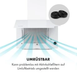 Amelia Dunstabzugshaube 123W 60x47x23,5cm LED-Licht Touch Glas -Küchenmaschinen Verkäufe 10035282 de 0006 logo