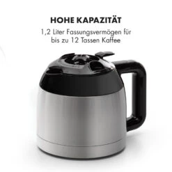 Arabica Thermoskanne Zubehör Ersatz Edelstahl Silber/schwarz -Küchenmaschinen Verkäufe 10035422 de 0005 logo