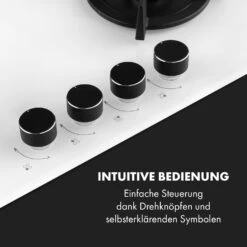 Goldflame 4 Gaskochfeld 4-flammig Messing-Brenner Glaskeramik -Küchenmaschinen Verkäufe 10035499 de 0004 logo