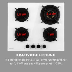 Goldflame 4 Gaskochfeld 4-flammig Messing-Brenner Glaskeramik -Küchenmaschinen Verkäufe 10035499 de 0006 logo