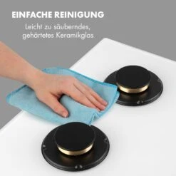 Goldflame 4 Gaskochfeld 4-flammig Messing-Brenner Glaskeramik -Küchenmaschinen Verkäufe 10035499 de 0008 logo