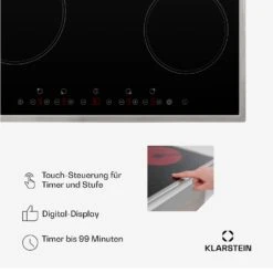 Virtuosa 4 Prime Einbaukochfeld 4 Zonen 6500W Glaskeramik Edelstahlrahmen 15 Virtuosa 4 Prime Einbaukochfeld 4 Zonen 6500W Glaskeramik Edelstahlrahmen -Küchenmaschinen Verkäufe 10035551 de 0005 usp