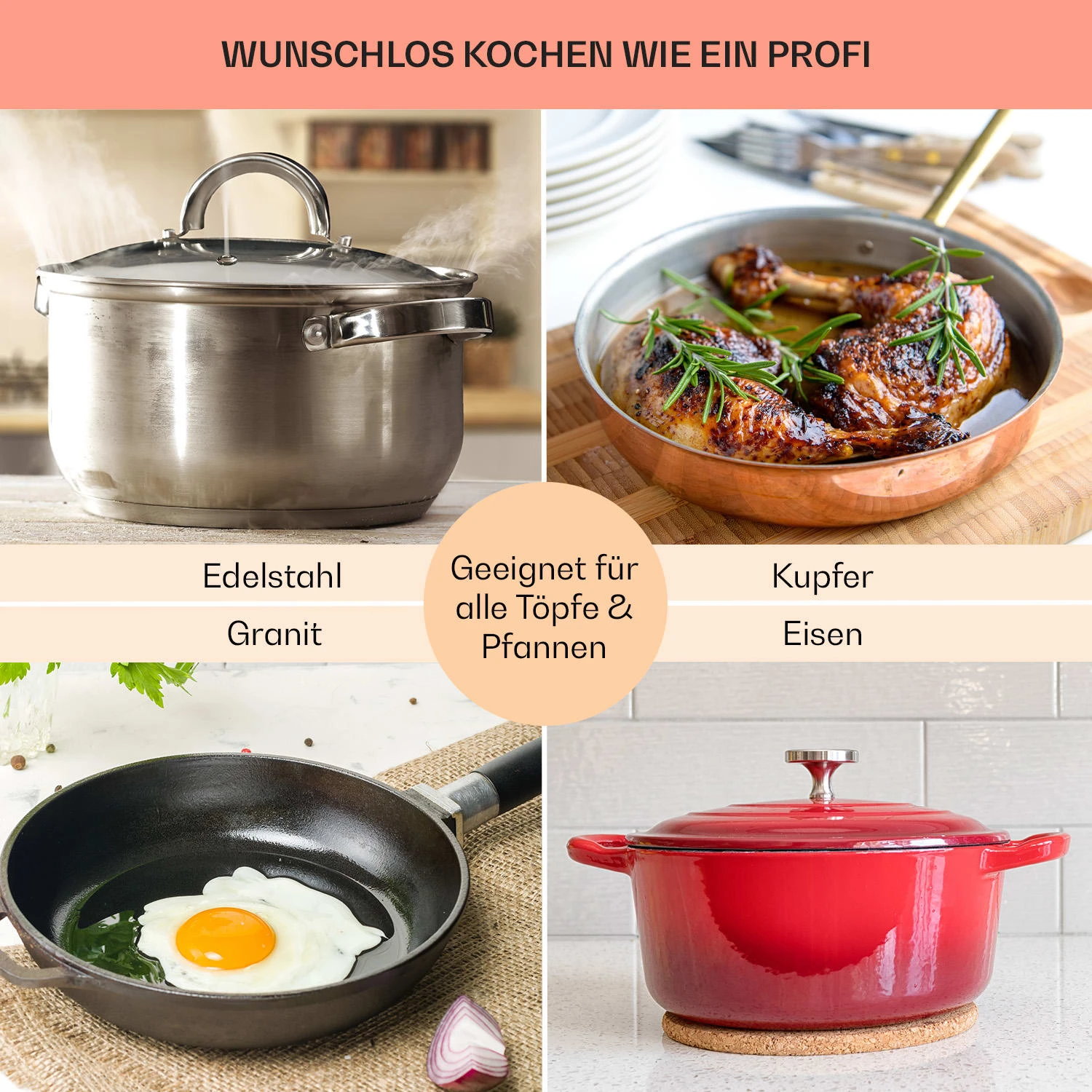 Virtuosa 4 Einbaukochfeld 4 Zonen 6500W Glaskeramik 9 Virtuosa 4 Einbaukochfeld 4 Zonen 6500W Glaskeramik – Bild 7