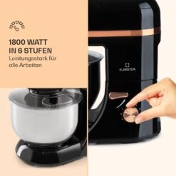 Lucia Elegance Küchenmaschine Mixer Fleischwolf 2000W BPA-frei -Küchenmaschinen Verkäufe 10035639 de 0003 logo