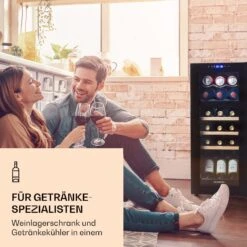 Bovella 18 Duo+ Zweizonen-Weinkühlschrank 50l 18 Fl. Glastür -Küchenmaschinen Verkäufe 10035696 de 0002 logo