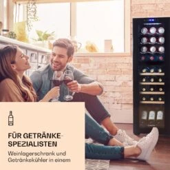 Bovella 27 Duo+ Zweizonen-Weinkühlschrank 74l 27 Fl. Glastür -Küchenmaschinen Verkäufe 10035697 de 0002 logo
