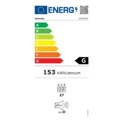 Bovella 27 Duo+ Zweizonen-Weinkühlschrank 74l 27 Fl. Glastür -Küchenmaschinen Verkäufe 10035697 energy label