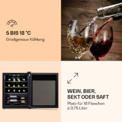 Ultimo 16 Uno Weinkühlschrank 42l Touch-Bedienfeld 16 Flaschen 5-18°C -Küchenmaschinen Verkäufe 10035777 de 0003 logo