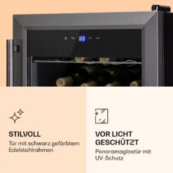 Ultimo 16 Uno Weinkühlschrank 42l Touch-Bedienfeld 16 Flaschen 5-18°C -Küchenmaschinen Verkäufe 10035777 de 0004 logo