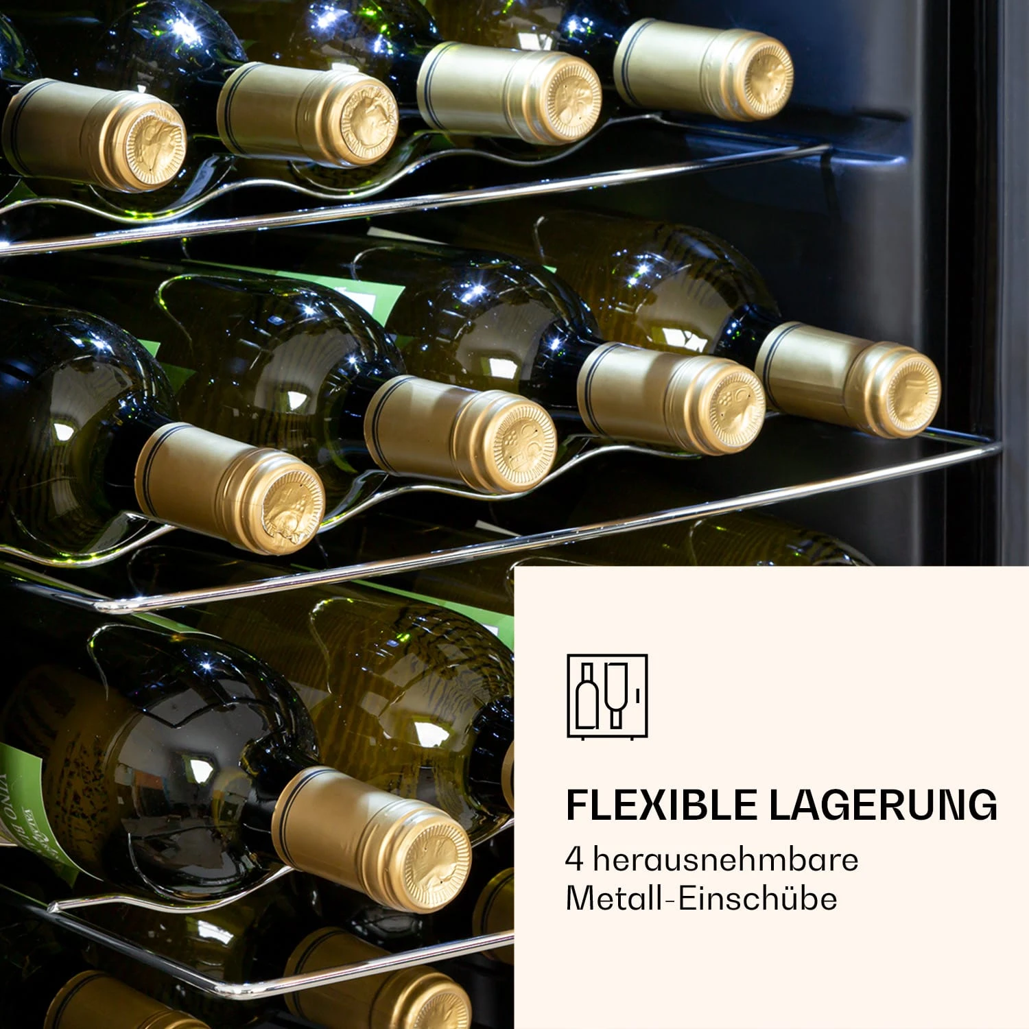 Ultimo 20 Uno Weinkühlschrank 53l Touch-Bedienfeld 131W 5-18°C 8 Ultimo 20 Uno Weinkühlschrank 53l Touch-Bedienfeld 131W 5-18°C – Bild 6