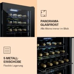 Shiraz 29 Duo Weinkühlschrank 2 Zonen 80L/29 Flaschen 5-22°C Touch -Küchenmaschinen Verkäufe 10035846 de 0004 logo