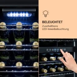 Shiraz 29 Duo Weinkühlschrank 2 Zonen 80L/29 Flaschen 5-22°C Touch -Küchenmaschinen Verkäufe 10035846 de 0005 logo