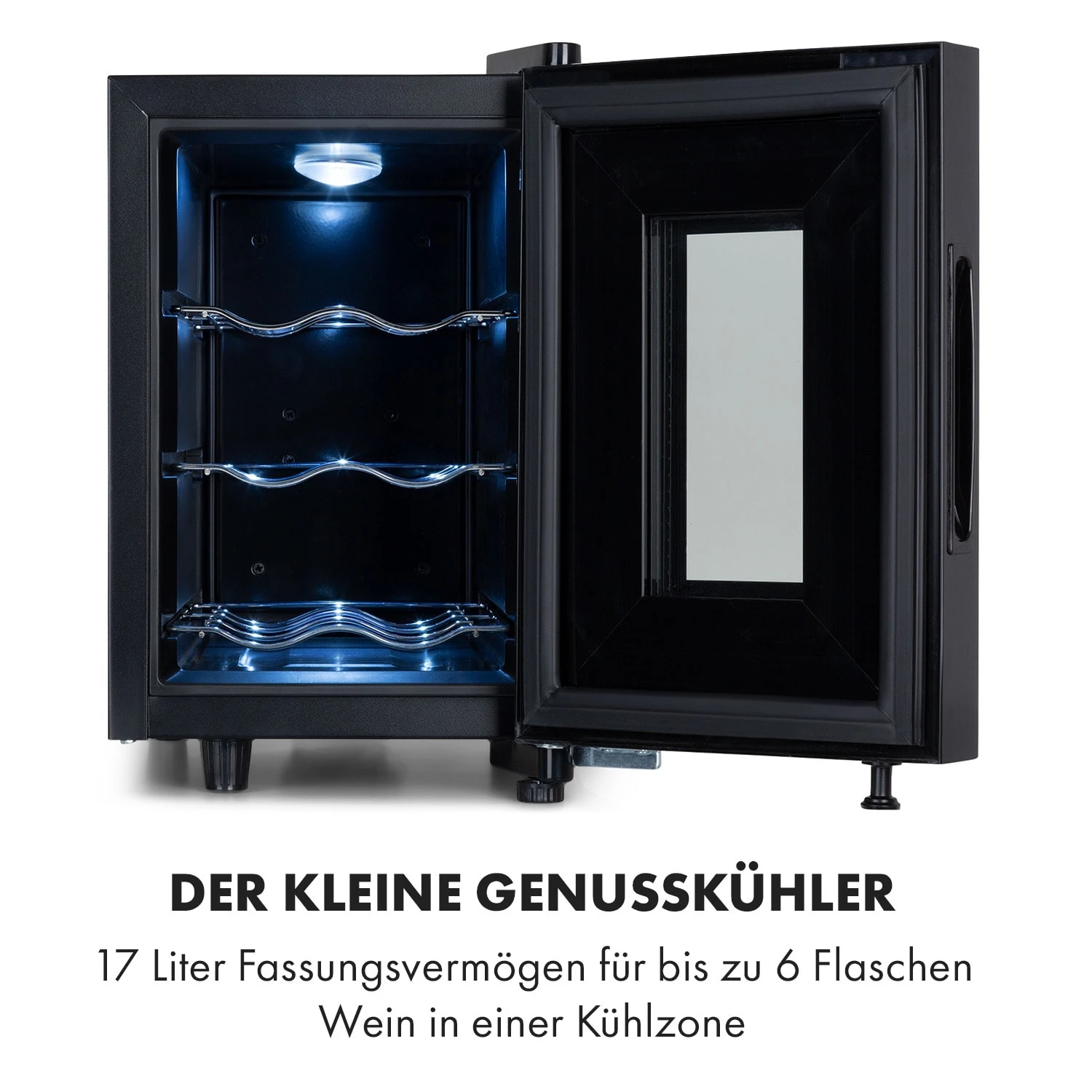 Bellevin 6 Uno Weinkühlschrank 17 Liter 11-18 °C SingleZone LED 5 Bellevin 6 Uno Weinkühlschrank 17 Liter 11-18 °C SingleZone LED – Bild 3