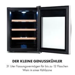 Reserva 12 Uno Weinkühlschrank 12 Flaschen 31 Liter Edelstahl -Küchenmaschinen Verkäufe 10035859 de 0003 logo